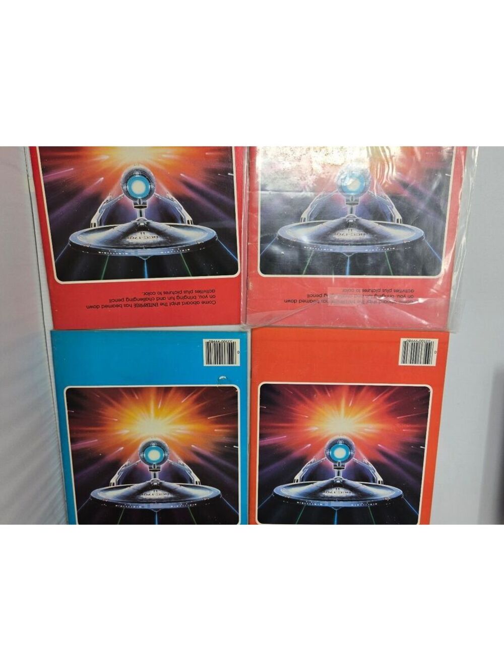 Lot of 4 Vintage 1979 Star Trek Original Series Color & Activity Books